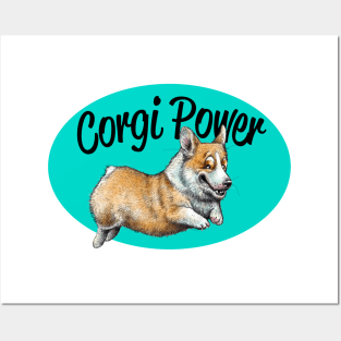 Corgi Power! Posters and Art